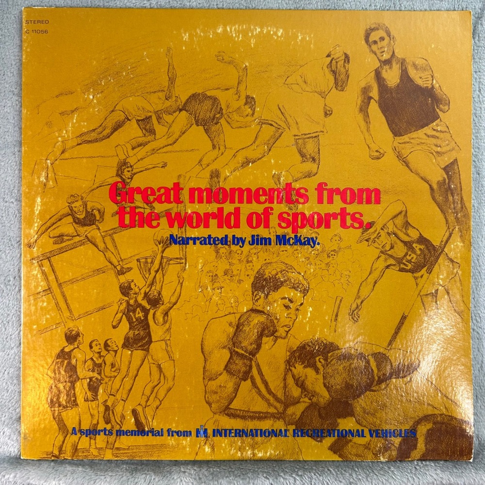 Great Moments from the World of Sports Vinyl LP Jim McKay Columbia C 11056 1972
